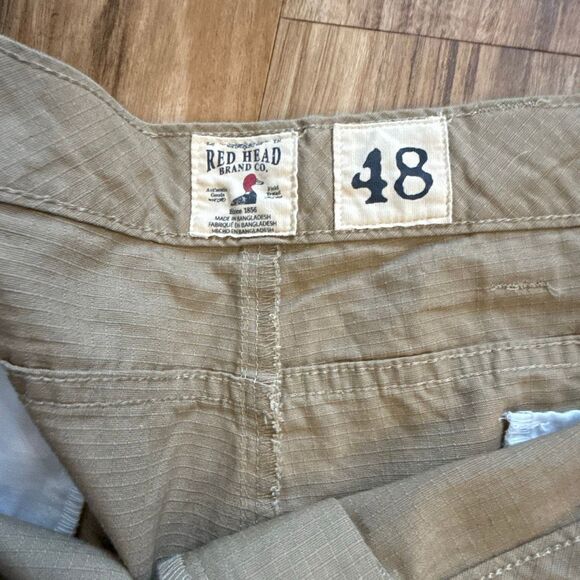 RedHead Tan Cotton Cargo Shorts Mens Size 48 - Picture 3 of 5